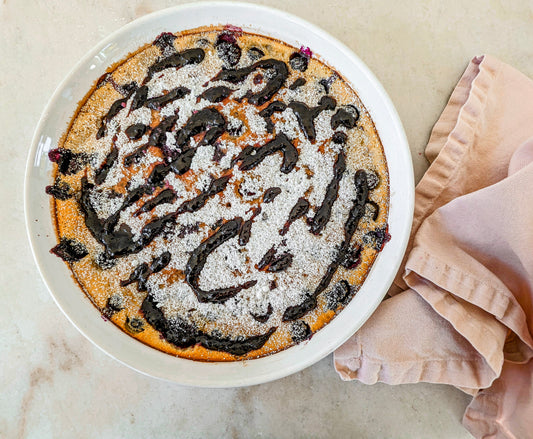 Black & Blue Clafoutis