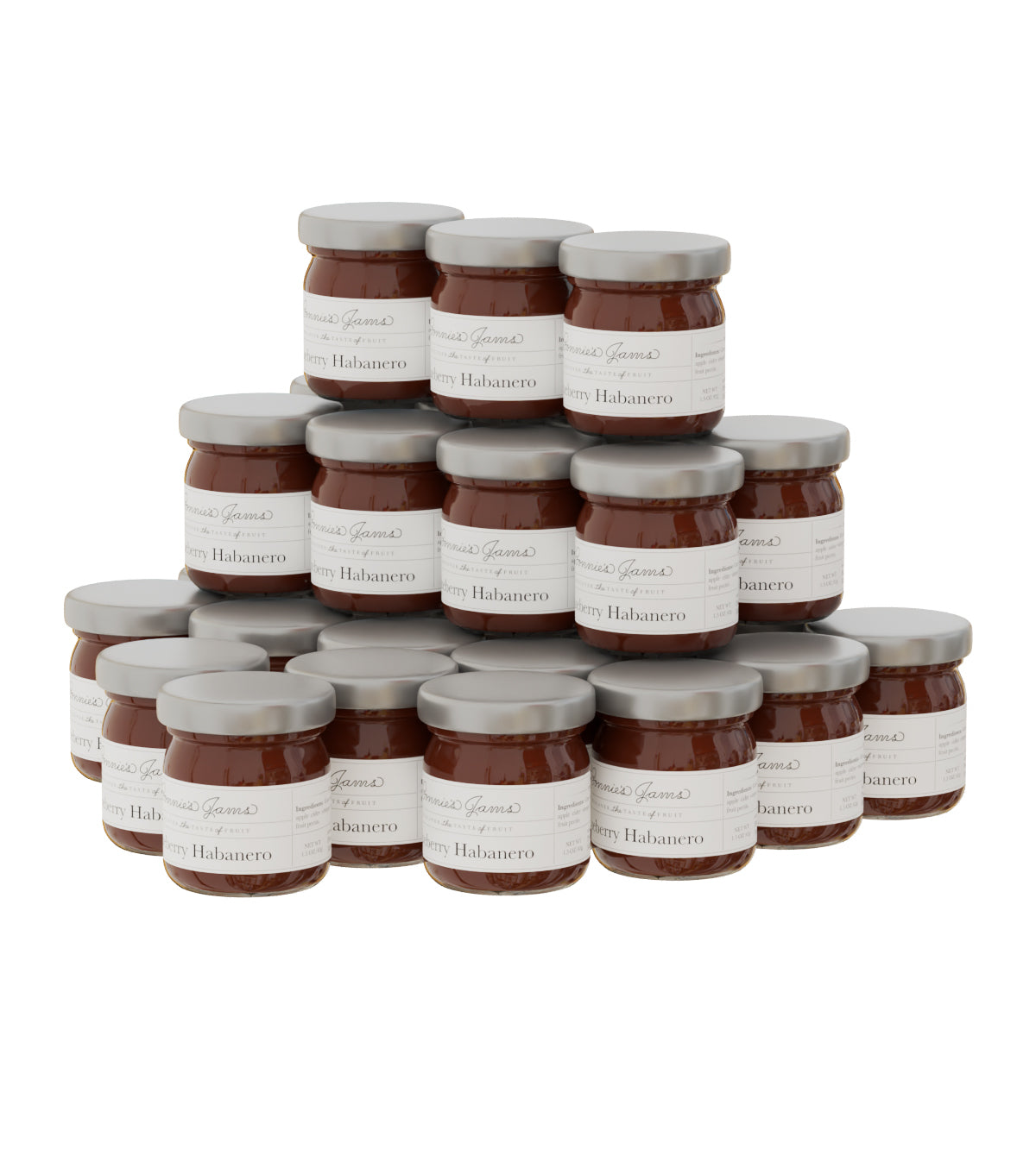 Blueberry Habanero Pepper - Mini Jam- Set of 30